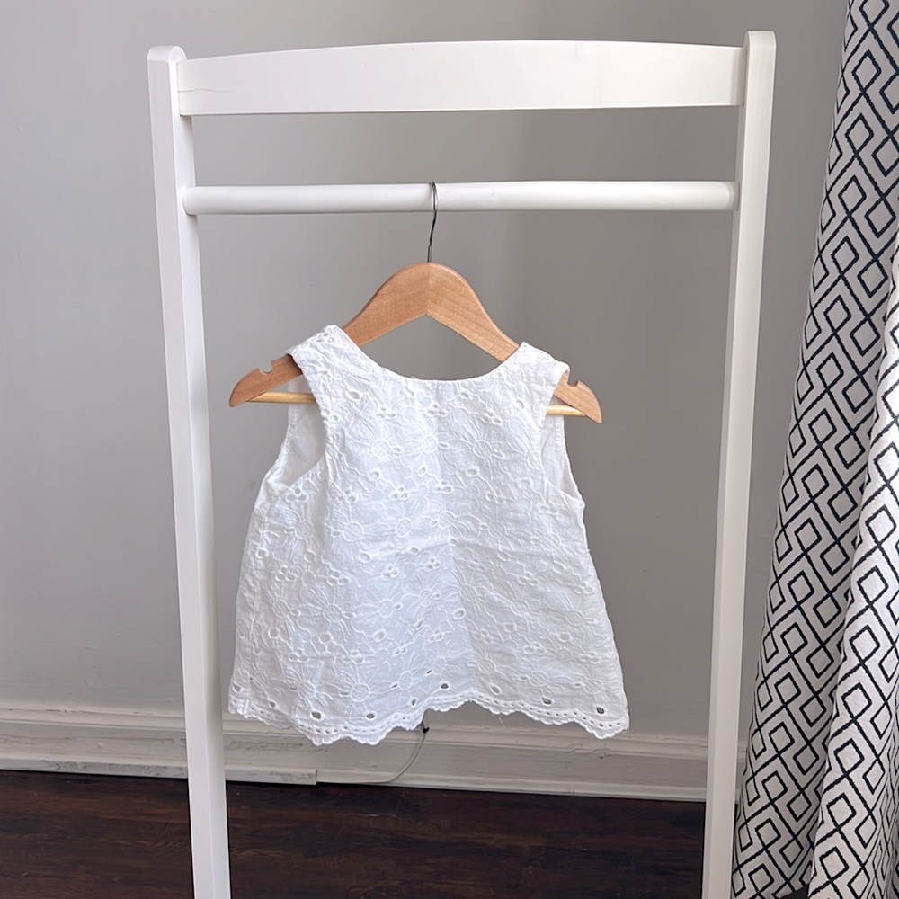 Zara Girls Collection White Lace Tank Top